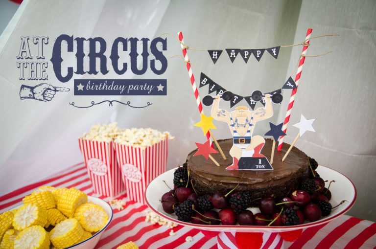 circus theme birthday party